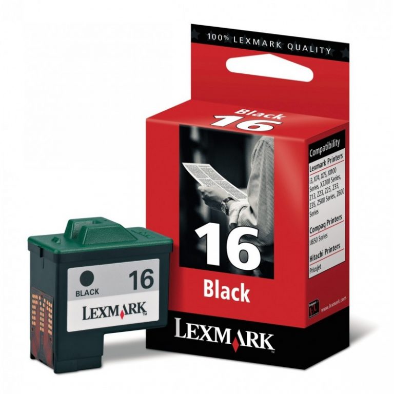 Cartouche d'encre Lexmark noir N 16 (10N0016E)