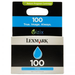 Cartouche d'encre Lexmark Return Programme cyan 100 (14N0900E)