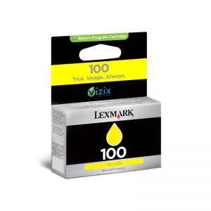 Cartouche d'encre Lexmark Return Programme jaune 100 (14N0902E)