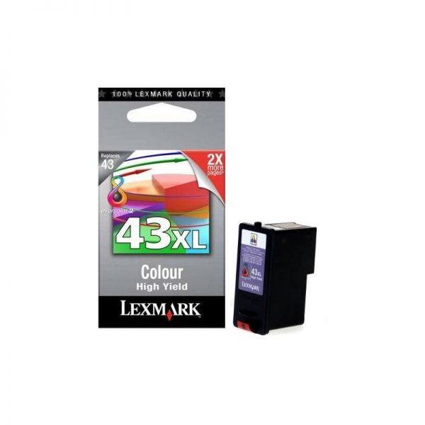Cartouche couleur haute capacité Lexmark N 43XL (18YX143E)