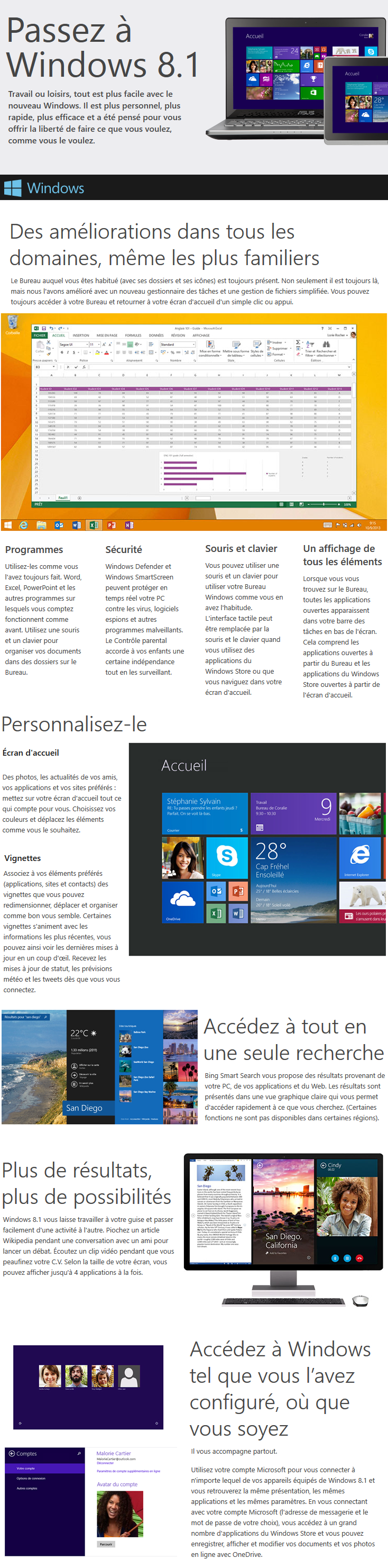 Acheter Microsoft Windows 8.1 Pro 64 bits (français) - Licence OEM (DVD) Maroc