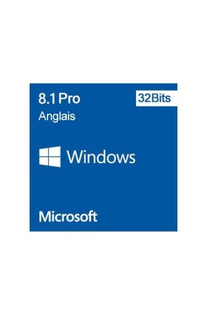 Microsoft Windows 8.1 Pro 32 bits (Anglais) - Licence OEM (DVD)