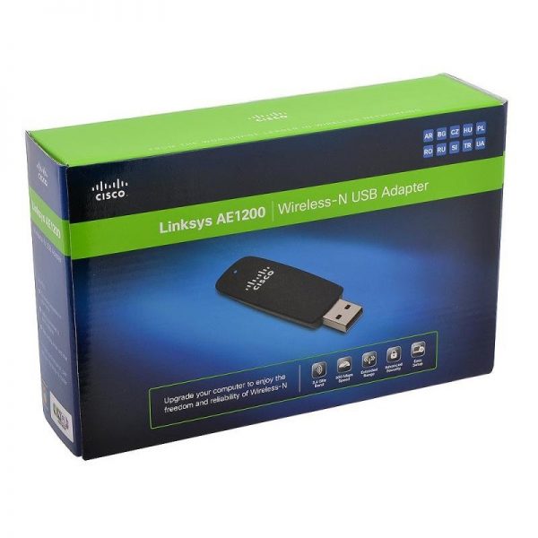 Adaptateur Linksys Wi-Fi USB sans fil N AE1200 (AE1200-EE)