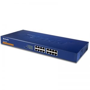 Switch Non Administrable Tenda TEG1016G 16 ports Gigabit 10/100/1000 Mbps - 19" rackable